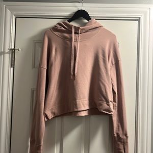 Sweaty Betty Italian Fleece Cropped Hoody - L